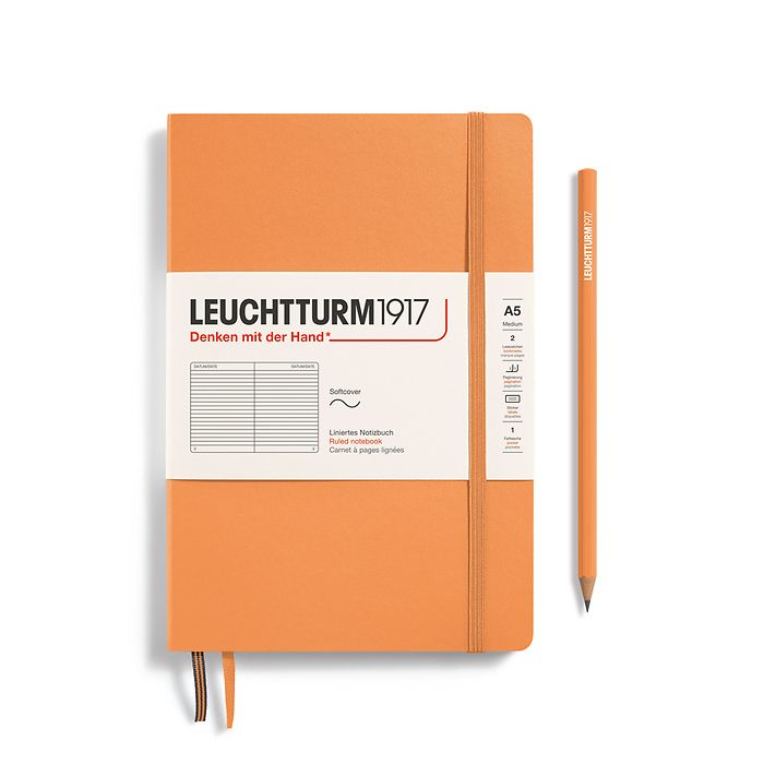 CAIET A5 DICTANDO COPERTA FLEXIBILA PIERSICA LEUCHTTURM CAIET A5 DICTANDO COPERTA FLEXIBILA PIERSICA LEUCHTTURM